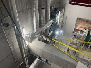 Commercial ductwork and mechanical equipment